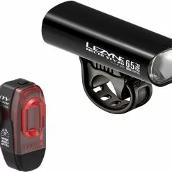 Lezyne LED Fahrradbeleuchtungsset Hecto Pro 65 STVZO + KTV Drive STVZO